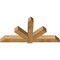 Ekena Millwork Kennewick Rough Sawn Timber Gable Bracket, Western Red Cedar, 72"W x 36"H x 6"D x 6"F, 12/12 Pitch GBW072X36X0606KEN00RWR - alternate 4